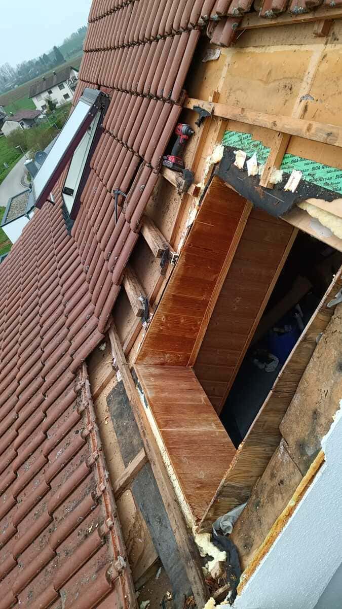 Montaż wymiana okien dachowych Velux Fakro - Baubud